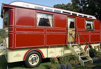 Image showing Large Romany Caravan