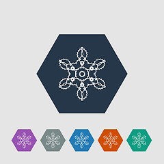 Image showing Snowflake icon