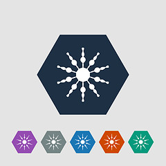 Image showing Snowflake icon