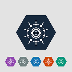 Image showing Snowflake icon