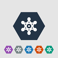 Image showing Snowflake icon