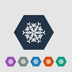 Image showing Snowflake icon