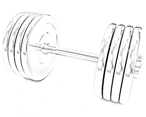 Image showing Metal dumbbell 