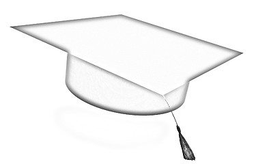 Image showing Graduation hat 