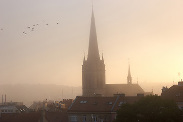 Image showing Church at Dawn