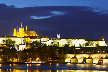 Image showing Prague Night Cityscape