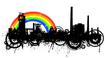 Image showing Industrial rainbow