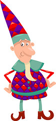 Image showing fantasy christmas elf cartoon