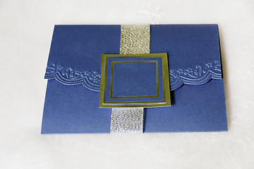 Image showing Royal Blue Invitation