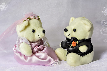 Image showing Bride Groom Bear