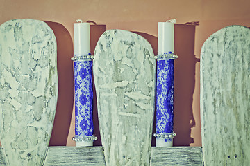 Image showing Wedding Candles