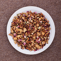 Image showing Potpourri on a white plate