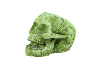 Image showing Single old skull isolated
