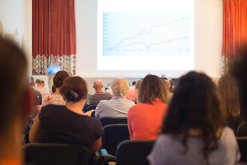 Image showing Speaker at Business Conference and Presentation.