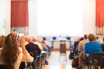 Image showing Speaker at Business Conference and Presentation.