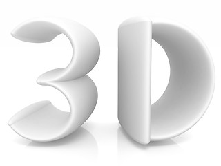 Image showing 3d text