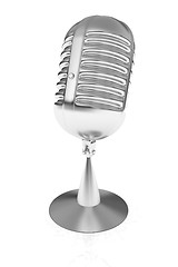 Image showing metal microphone