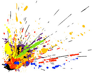 Image showing Paint splatter