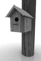 Image showing Nest box birdhouse