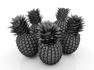 Image showing pineapples