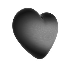 Image showing 3d beautiful glossy heart