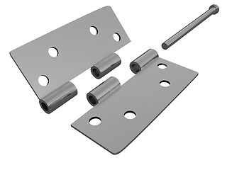 Image showing assembly metal hinges