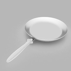 Image showing Pan with handle