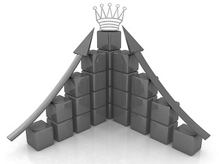 Image showing cubic diagramatic structure and crown