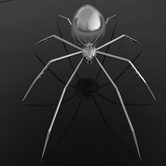 Image showing Chrome spider