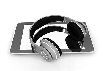 Image showing phone and headphones