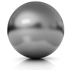 Image showing Gold Ball 3d render