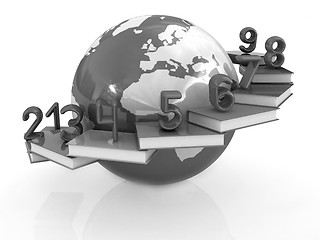 Image showing Global Education and numbers 1,2,3,4,5,6,7,8,9