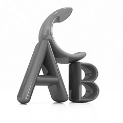 Image showing colorful abc 