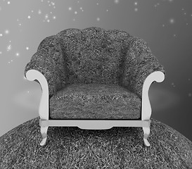 Image showing Herbal armchair