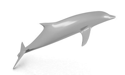 Image showing golden dolphin