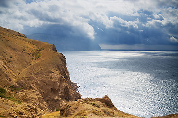 Image showing mountains and the sea