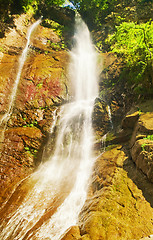 Image showing Beautiful  waterfall