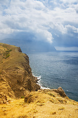 Image showing mountains and the sea