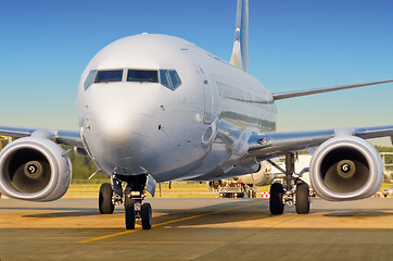 Image showing passenger aircraft