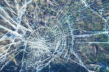 Image showing Broken glass