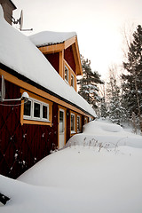 Image showing house in snow