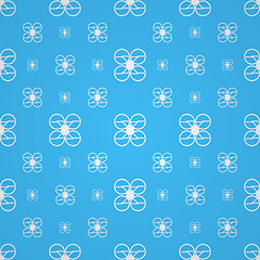 Image showing Blue vector background for quadrocopter