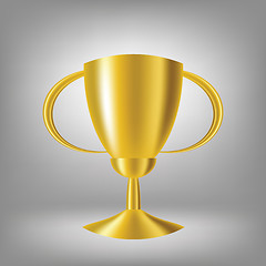 Image showing golden cup