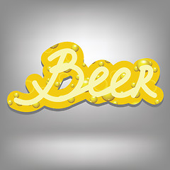 Image showing beer text