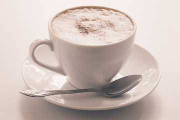 Image showing Cappuccino cup