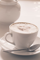 Image showing Cappuccino cup