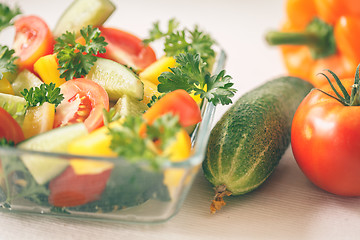 Image showing Fresh vegetables