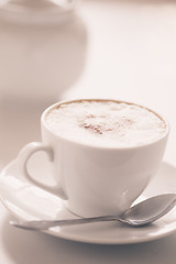 Image showing Cappuccino cup