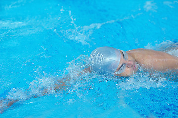 Image showing swimmer athlete