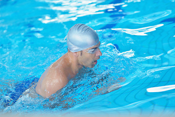 Image showing swimmer athlete